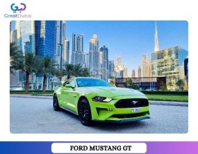 Rent Ford Mustang GT Coupe V8 2021 in Dubai - Iconic Muscle