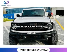 Rent Ford Bronco Wildtrak 2021 in Dubai - Rugged & Stylish