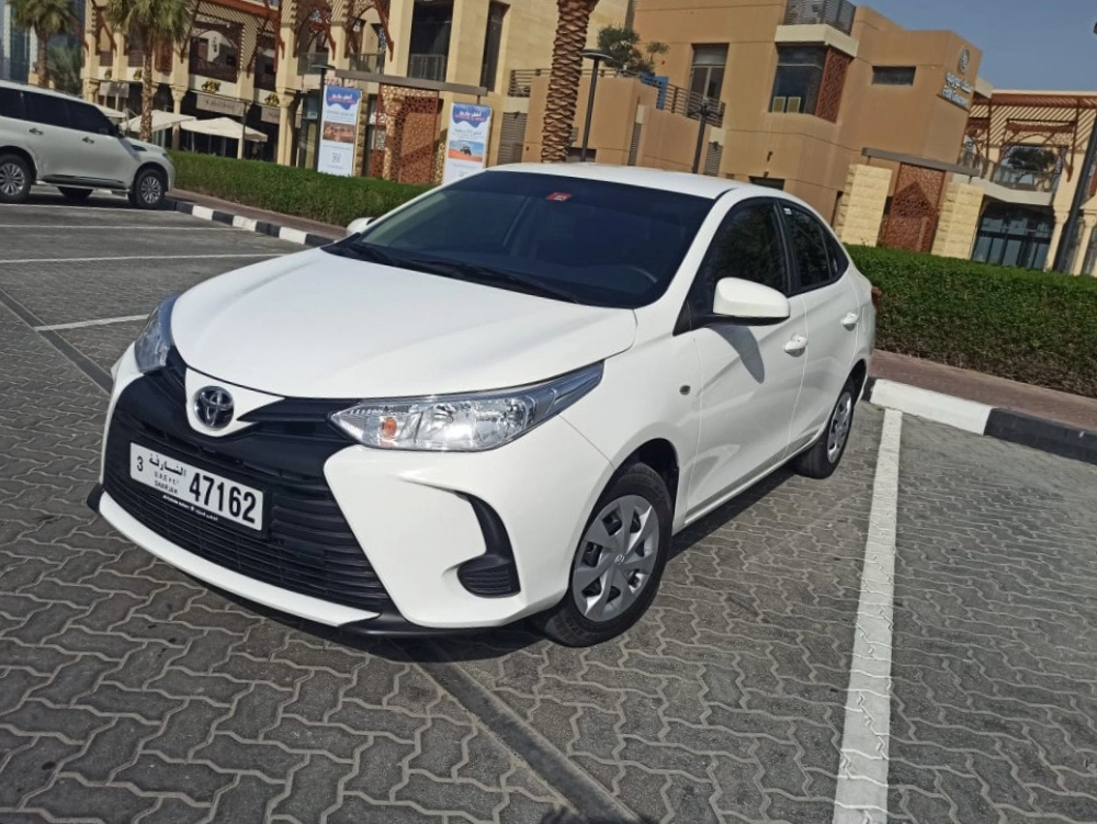 Rent Toyota Yaris Sedan 2022 in Sharjah-pic_1