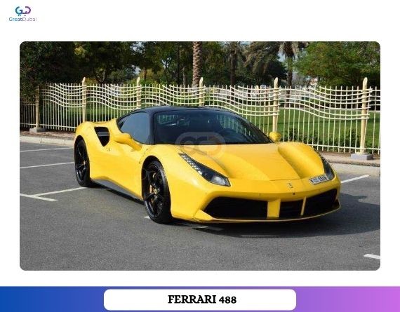 RENT FERRARI 488 GTB 2016 IN DUBAI-image