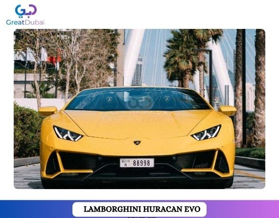 RENT LAMBORGHINI HURACAN EVO 2020 IN DUBAI-image
