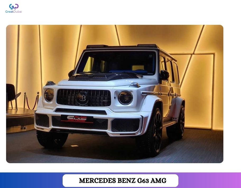 Rent Mercedes Benz AMG G63 2020 in Dubai - Luxury SUV-image