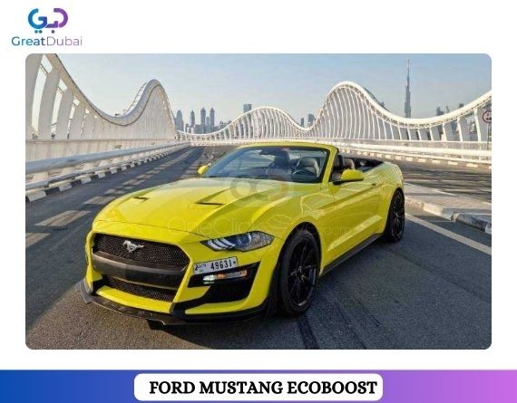 Rent Ford Mustang GT Coupe V8 2019 in Dubai - Iconic Power-image