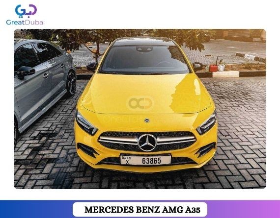 Rent Mercedes Benz AMG A45 2021 in Dubai - Sporty & Powerful-image