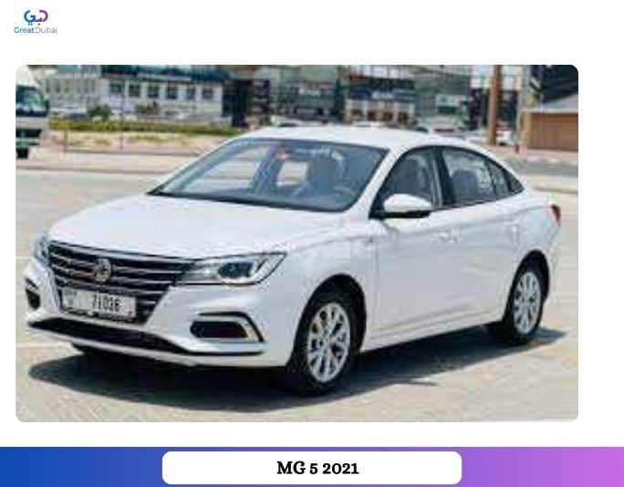 Rent MG 5 2022 in Dubai - Affordable Car Hire-image