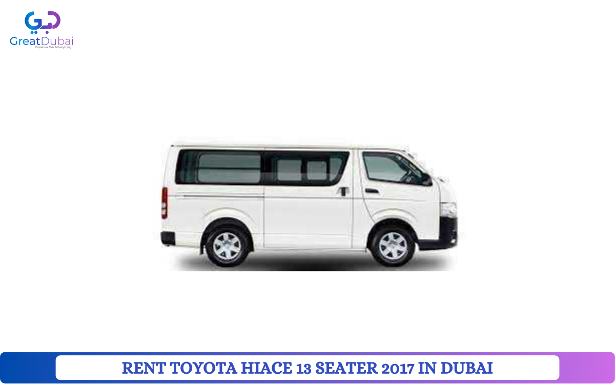 RENT TOYOTA HIACE 13 SEATER 2017 IN DUBAI-image