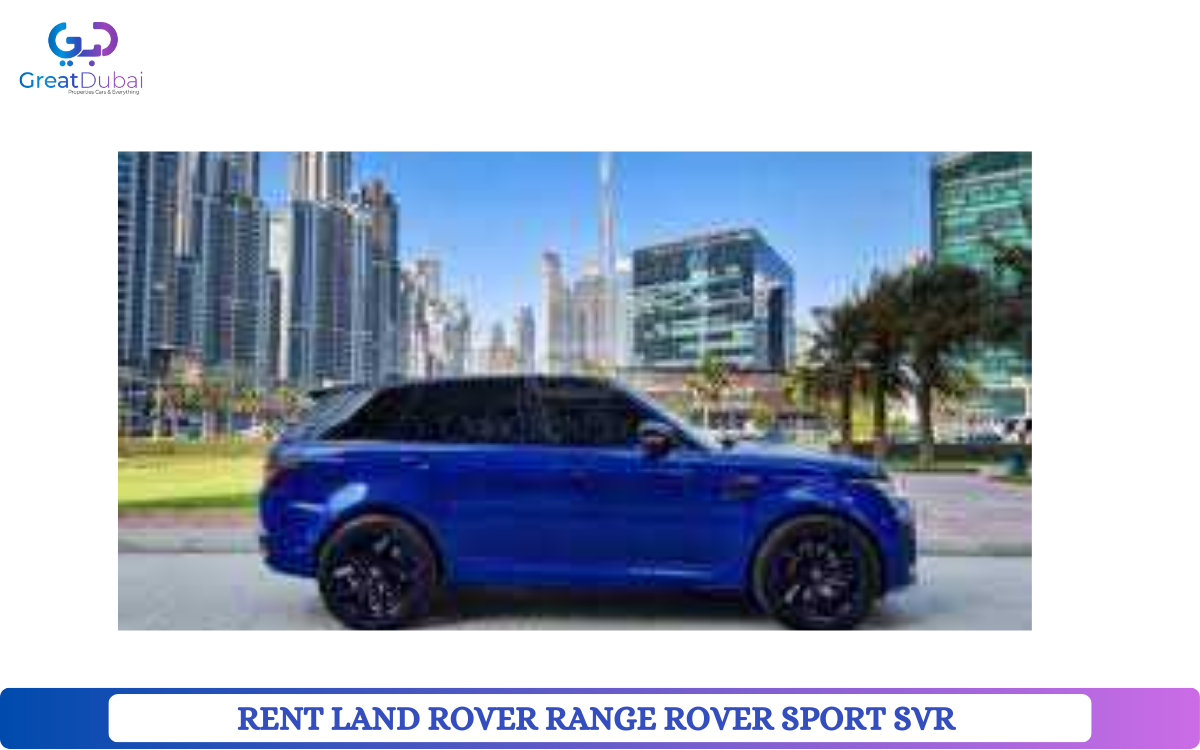 RENT LAND ROVER RANGE ROVER SPORT SVR 2018 IN DUBAI-image